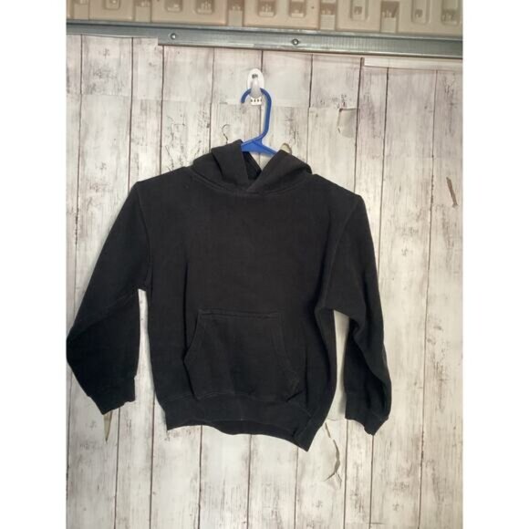 Preppy Streetwear Coquette Utility Adidas Men's Small Black Pullover Hoodie - Picture 1 of 4
